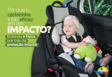 Por que a cadeirinha é tão eficaz em um impacto? Entenda a física por trás da proteção infantil